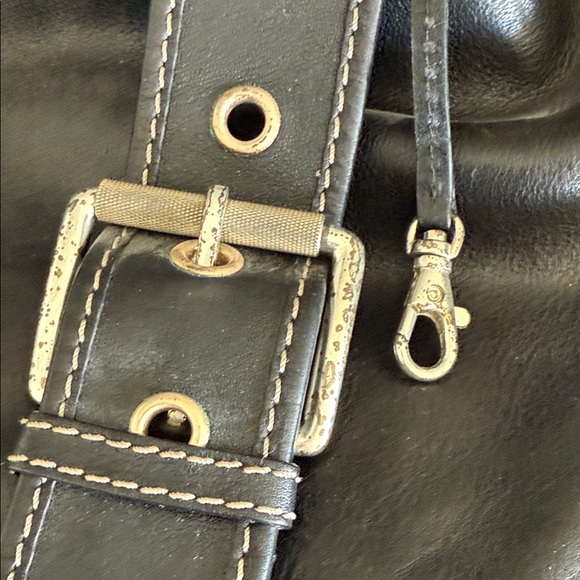 MICHAEL Michael Kors Black Leather Hobo Bag - Picture 3 of 6